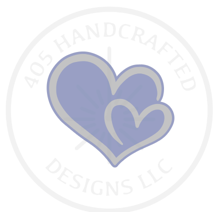 Double Heart Acrylic Molding Blank