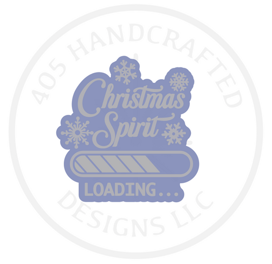 Christmas Spirit Acrylic Molding Blank