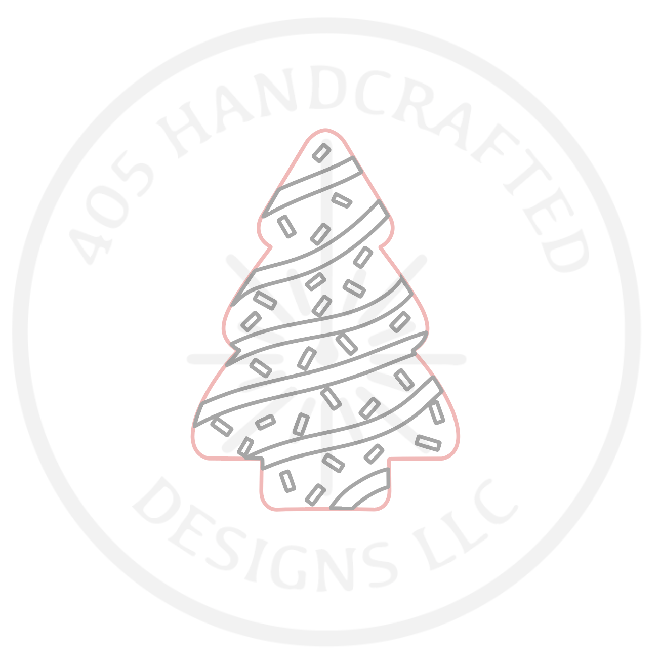 Christmas Tree Cake SVG FILE